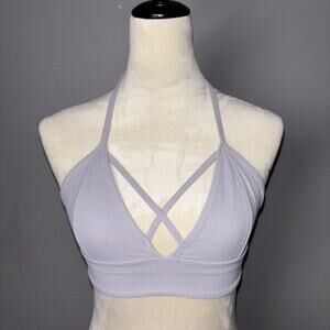 Lululemon Radiant Rhapsody Bra Size 2 Grey Gray sports bra(READ) XS